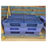 3 Plastic Skids-48x48x6"