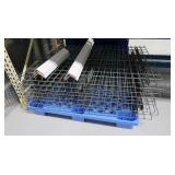 Pallet w/Wire Racks