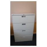 4 Drawer File Cabinet 36x19x53