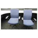 2 Office Chairs-Swivel & Adj