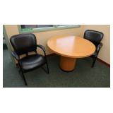 Round Table 42" Diax29" w/2 Chairs
