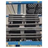 9 Plastic Pallets 48x48x6