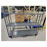 Global 3 Tiered Rolling Cart 63x16x60