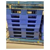 7 Plastic Pallets 48x48x6