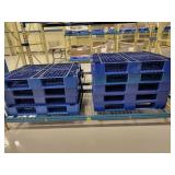 9 Plastic Pallets 48x48x6