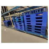 19 Plastic Pallets 48x48x6