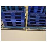 9 Plastic Pallets 48x48x6