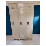 3 Locker Unit 45x18x78