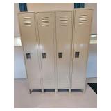 4 Locker Unit 60x18x78
