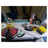 Caution Tape, 4" Tape, Light Bulbs, Sandpaper&more