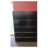 5 Drawer File Cabinet 42x18x64