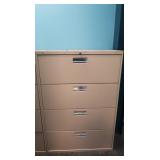 4 Drawer File Cabinet 36x19x53