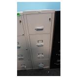 4 Drawer File Cabinet 17x25x52