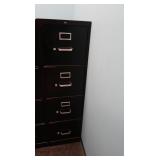4 Drawer File Cabinet 15x27x52