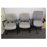 3 Office Chairs