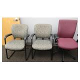 3 Office Chairs