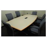 Conference Table w/6 Chairs-Table has Electric