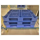 3 Plastic Skids-48x48x6"