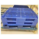 3 Plastic Skids-48x48x6"