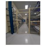 Warehouse Security Fence w/Door-142x101"