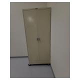Tennsco 2 Door Storage Cabinet on Wheels