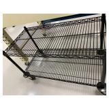 Roller Wire Shelf Unit on Casters 36x18x24