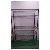 6 Shelf Metal Shelving Unit 48x18x72