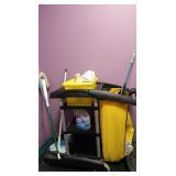 Rubbermaid Utility Cart w/Contents