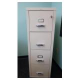 4 Drawer File Cabinet 18x25x53