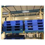 8 Plastic Pallets 48x48x6