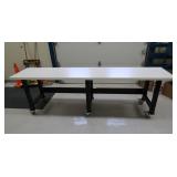 Table on Casters-104x24x33H