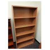Wood Book Shelf 36x13x68