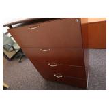 HD Wood Filing Cabinet w/Key 38.5x22.5x54
