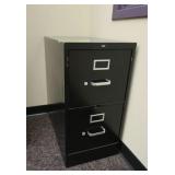 Black Metal Filing Cabinet 15x265x29
