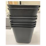 7-15"H Trash Cans