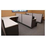 3 Cubicle Dividers, 3 Desks  17