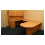 4pc Desk-Sections-72x36x29; 42x24x29; 72x24x67"