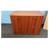 Wood File Cabinet 36x24x30