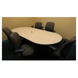 Conference Table w/5 Chairs 8