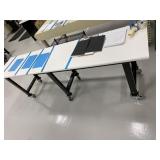 Adjustable Height Work Station-108x24x35 on