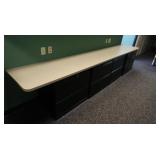 4-2 Drawer Cabinets 30x18x28 ea w/120" Counter