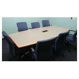 Conference Table w/6 Chairs 8