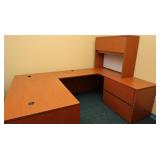 4pc Desk-Sections-72x36x30; 43x24x30; 72x24x67"