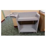 Plastic Cart on Wheels 44x22x38"