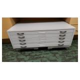 5 Drawer Metal Cabinet 47x36x21