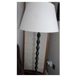 Wooden Floor Lamp w/Shade(matches Lot#186)