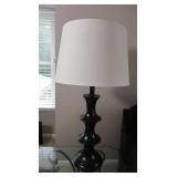 Wooden Table Lamp w/Shade