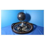 Small Globe, Fancy Serving Tray