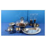 Silver Plated Serving Items-Rogers Footed Tureen