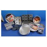 Baking Pan Lot-many new incl. Wilton
